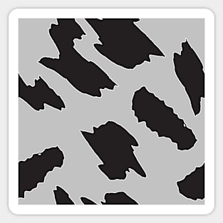 Black and Grey Spots Sticker